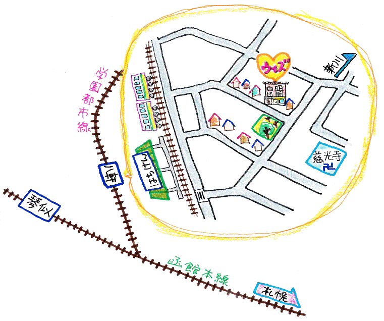 児童デイサービス ウィズ MAP